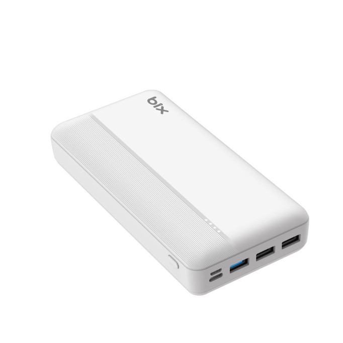 Bix PB302 Dört Çıkışlı QC 4.0 PD 30000 mAh Powerbank Beyaz