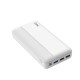 Bix PB302 Dört Çıkışlı QC 4.0 PD 30000 mAh Powerbank Beyaz