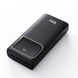 Bix PB303 30000MAH 60W 2*usb ve Type-C Pd Çıkışlı Hızlı Şarj Destekli LED Göstergeli Powerbank Siyah Bix PB303 30000MAH 60W 2*usb ve Type-C Pd Çıkışlı Hızlı Şarj Destekli LED Göstergeli Powerbank Siyah