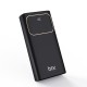 Bix PB303 30000MAH 60W 2*usb ve Type-C Pd Çıkışlı Hızlı Şarj Destekli LED Göstergeli Powerbank Siyah