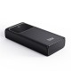 Bix PB303 30000MAH 60W 2*usb ve Type-C Pd Çıkışlı Hızlı Şarj Destekli LED Göstergeli Powerbank Siyah