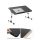 Bix Saiji A8 Çok Fonksiyonlu Ayarlı Notebook Soğutuculu Çalışma Masası Siyah