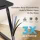 Bix Saiji F2 Tablet Yuvası Bardak Tutucu ve TV Yatak Tepsisi Özellikli Çalışma Masası Siyah