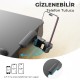 Bix Saiji GX3 Taşınabilir Laptop Standı 17 İnç Laptop Telefon Uyumlu Katlanabilir Hafif Ergonomik Tasarım Siyah
