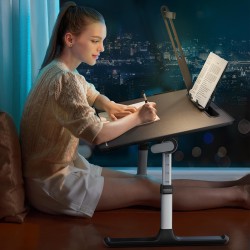 Bix Saiji K8 Ultimate Çok Fonksiyonlu Ayarlı LED Işıklı Çalışma Masası Siyah Bix Saiji K8 Ultimate Çok Fonksiyonlu Ayarlı LED Işıklı Çalışma Masası Siyah