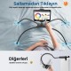 Bix Saiji Q2T Telefon Tablet Standı Yatak Masa Araba Kullanımı İçin Ayarlanabilir ve Dayanıklı Tasarım Siyah