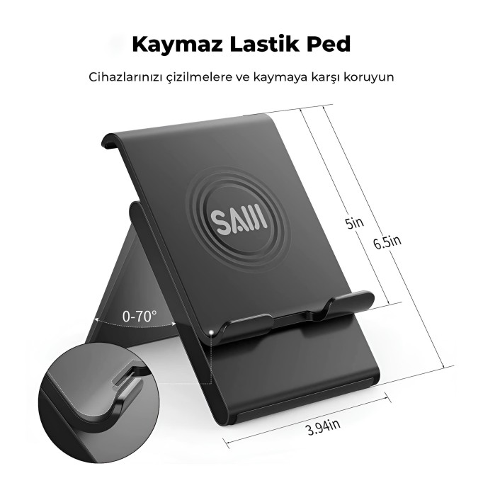 Bix Saiji S0 Plus Ayarlanabilir Telefon Tutucu Tablet Standı