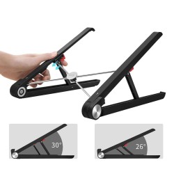 Bix Saiji X1 Alüminyum Notebook Laptop Standı Siyah Bix Saiji X1 Alüminyum Notebook Laptop Standı Siyah