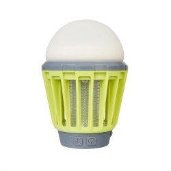 Yeşil Bix Şarjlı Sivrisinek Kovucu Kamp Lambası UV LED Böcek Tuzağı 3 Kademeli Fener IPX6 Su Geçirmez Böcek Kovucu Yeşil