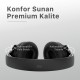 Bix Soundcraft BH2 Katlanabilir Hoparlör Özellikli EQ Mod Kablosuz Bluetooth 5.3 Kulaküstü Kulaklık Siyah