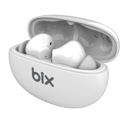 Beyaz Bix Soundcraft TW1 ANC Aktif Gürültü Önleyici Bluetooth 5.2 Kulak İçi Kulaklık Beyaz