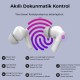 Bix Soundcraft TW1 ANC Aktif Gürültü Önleyici Bluetooth 5.2 Kulak İçi Kulaklık Beyaz