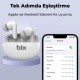 Bix Soundcraft TW1 ANC Aktif Gürültü Önleyici Bluetooth 5.2 Kulak İçi Kulaklık Beyaz