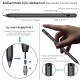 Bix SP02B Universal Android ve iPad Tablet Uyumlu Dokunmatik Bluetooth Stylus Yazı ve Çizim Kalemi Siyah