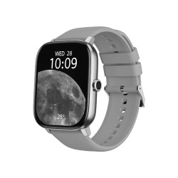Gri Bix SW03 2.01 inç TFT Geniş Ekran Bluetooth Telefon Görüşme IP67 Suya Dayanıklı Spor ve Sağlık Takip Özellikli iOS Android Uyumlu Akıllı Saat Gri