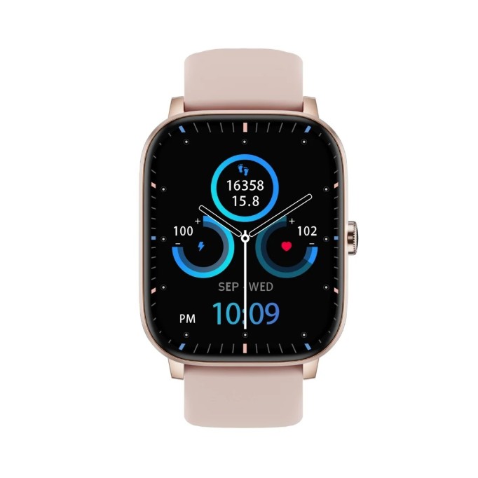 Bix SW03 2.01 inç TFT Geniş Ekran Bluetooth Telefon Görüşme IP67 Suya Dayanıklı Spor ve Sağlık Takip Özellikli iOS Android Uyumlu Akıllı Saat Pembe