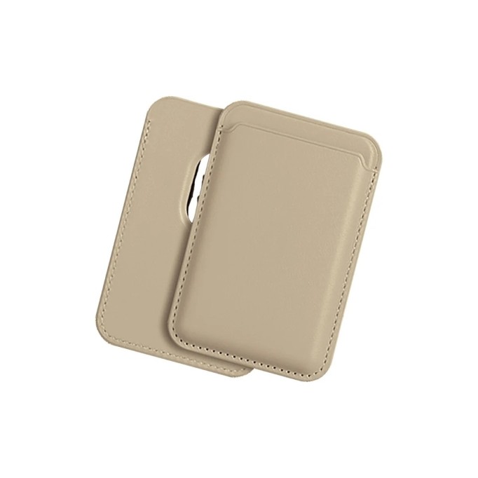 Bix TMW1 iPhone MagSafe Deri Kartlık Manyetik Telefon Cüzdanı Gold