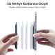 Bix TMW1 iPhone MagSafe Deri Kartlık Manyetik Telefon Cüzdanı Karbon Siyahı