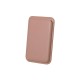 Bix TMW1 iPhone MagSafe Deri Kartlık Manyetik Telefon Cüzdanı Rose Gold