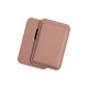 Bix TMW1 iPhone MagSafe Deri Kartlık Manyetik Telefon Cüzdanı Rose Gold