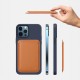 Bix TMW1 iPhone MagSafe Deri Kartlık Manyetik Telefon Cüzdanı Rose Gold