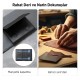 Bix TMW3 iPhone MagSafe Uyumlu Manyetik Deri Kartlık İnce Cüzdan 6 Kart Kapasiteli Mor