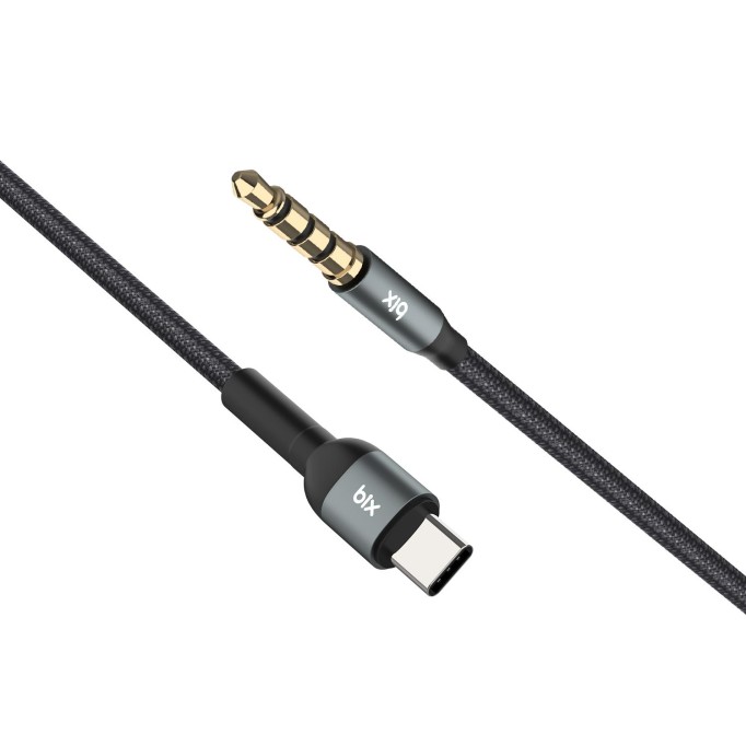 Bix Type-C 3.5mm Aux Hi-Fi Ses Kablosu 1.5 Metre