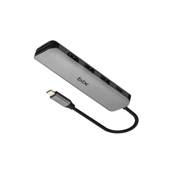 Bix Type-C HDMI Kart Okuyucu PD USB 3.0 Dönüştürü