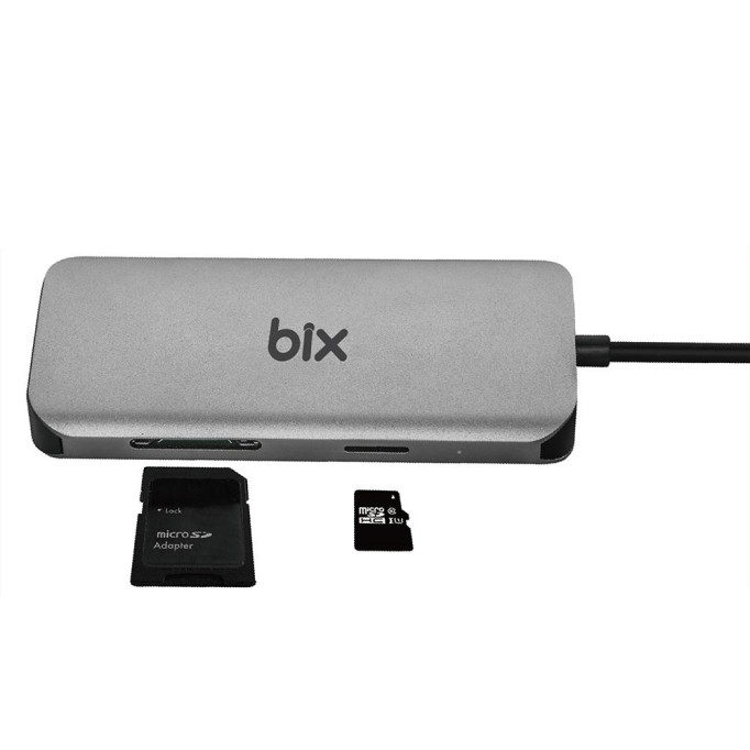 Bix Type-C Kart Okuyucu HDMI Ethernet USB Dönüştürücü