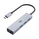 Bix Type-C USB 3.0 Gigabit Ethernet 3 Portlu Çoklayıcı Hub