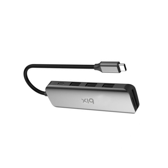 Bix Type-C USB 3.0 PD Kart Okuyucu 3 Portlu Çoklayıcı Hub