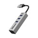 Bix USB 3.0 Kart Okuyucu ve 3 Portlu Çoklayıcı Hub