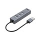 Bix USB Ethernet Dönüştürücü 3 Portlu USB Hub