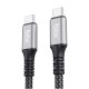 Bix USB4 Thunderbolt 3/4 Uyumlu USB-C IF Sertifikalı 240W 40Gbps 8K 60Hz UHD Hızlı Şarj, Data ve Görüntü Aktarım Kablosu 1 Metre satın al