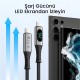 Bix USB4 Thunderbolt 4/3 Uyumlu PD 240W 40Gbps 8K 60Hz Ultra HD Dijital Ekran Göstergeli Şarj, Data ve Görüntü Kablosu 1 Metre