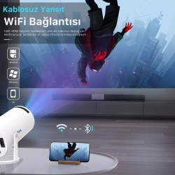 Bix Vega Android Projeksiyon Cihazı HD 1280×720 4K Desteği 170 ANSI Lümen Wifi Bluetooth Mini Akıllı Projektör Bix Vega Android Projeksiyon Cihazı HD 1280×720 4K Desteği 170 ANSI Lümen Wifi Bluetooth Mini Akıllı Projektör