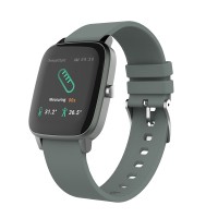 Bix Watch+ SW-02 Adım Nabız Kalori ve Ateş Ölçen Akıllı Saat Gri