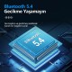 Bix X3 Soundcraft ANC/ENC Destekli Dokunmatik Dijital Ekranlı Bluetooth 5.4 TWS Kulak içi Kulaklık Siyah
