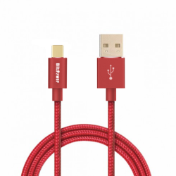 BlitzPower Örgülü USB Type-C Şarj Kablosu Gold BlitzPower Örgülü USB Type-C Şarj Kablosu Gold