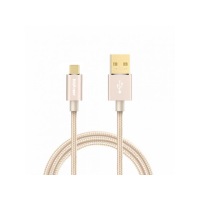 BlitzPower Örgülü USB Type-C Şarj Kablosu Gold