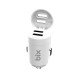 BXCC65C 65W Çift Portlu Type-C Araç Şarj Aleti iPhone & Android & Notebook Mini Araç içi Şarj Cihazı Beyaz