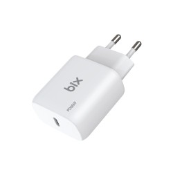 BXUC30TA 30W Type-C PD 3.0 Hızlı Şarj Adaptörü ve 1 Metre 3A Type-C Şarj Kablosu Beyaz