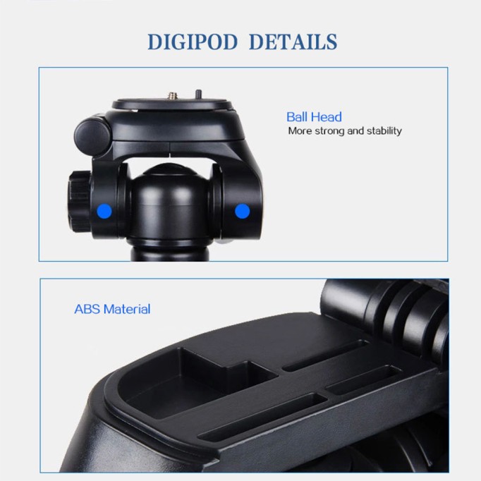 Digipod TR472 170cm Profesyonel Tripod Çantalı