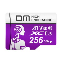 256GB DM 256GB Class 10 A1 V30 95MB/s Micro SD Hafıza Kartı