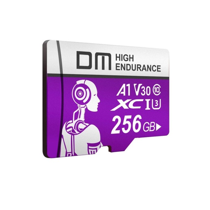 DM 256GB Class 10 A1 V30 95MB/s Micro SD Hafıza Kartı