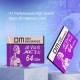 DM 64GB Class 10 A1 V30 95MB/s Micro SD Hafıza Kartı