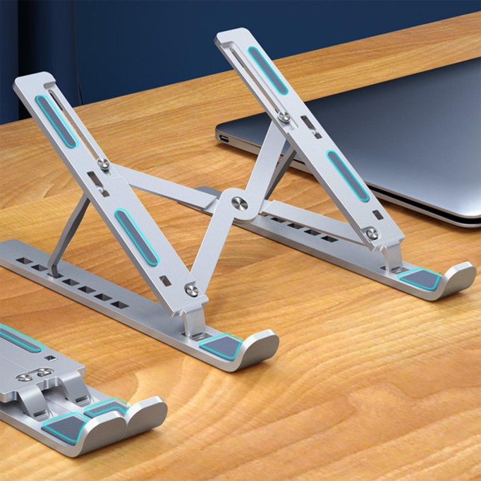 DM AD028 Alüminyum 7 Kademeli Macbook Notebook Laptop Tablet Tutucu Stand