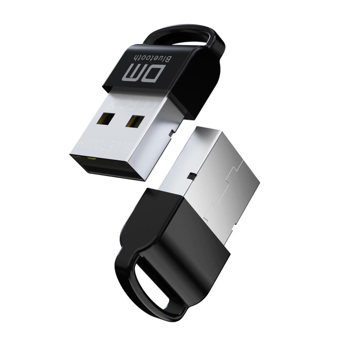 DM AD030 USB 2.0 Bluetooth 5.0 Adaptör Siyah