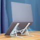 DM AD039 10 Kademeli Katlanabilir Taşınabilir Macbook Notebook Laptop Standı Beyaz