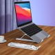 DM AD039 10 Kademeli Katlanabilir Taşınabilir Macbook Notebook Laptop Standı Beyaz